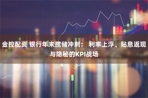 金控配资 银行年末揽储冲刺： 利率上浮、贴息返现与隐秘的KPI战场